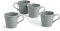Royal Doulton Mugs, Stoneware, Designed to Mix & Match, Gordon Ramsay Maze Mug 400ml 13.5floz Dark Grey, Set of 4