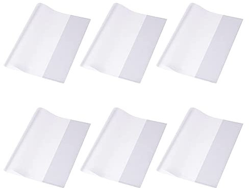 Buchumschlag, Transparenter Buchumschlag, Buchumschläge Schulbücher, 6 Stück Schutzhülle, Buchhülle Transparent, Buchumschläge Schulbücher, Wasserdichte Buchhülle, Für Das Home Office Der Schule