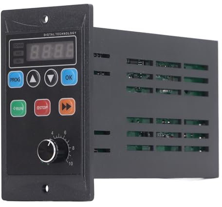 Variateur de Fréquence 400 W, Entrée monophasé 220 V CA, Sortie Triphasée 380 V CA, Mini Moteur VFD, Convertisseur de Fréquence pour Contrôle de Vitesse du Moteur de broche.