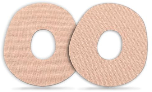 Dexcom G7 Pflasters 30 Pack Wasserdicht Stelo Overpatch mit loch | Pre-Cut Tape g7 Overlay Hypoallergenic Long-Lasting Latex-Free Skin Color