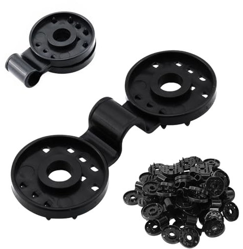 HuaMuDM 120 Stück Shade Cloth Clips, Spezialclip mit öse Schattiernetz Clip, Schattentuch Clips, Sonnensegel Clips,Schattiernetze Halteklammern, Kunststoff Clips für Schutztuch, Clips Für Schutztuch