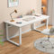 Computertisch Schreibtisch, Bürotisch für Arbeitszimmer, Study Table, Schreibtisch Arbeitstisch, Gaming-Tisch Mehrzwecktisch, zum Spielen, Lernen, Zuhause, Schlafzimmer(White,100x40cm/39.4x15.7in)