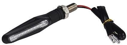 Clignotants Lumières 12V Universel Clignotant Moto LED Clignotant 12 Voyant LED Ambre Clignotant lumière vélo Lampe