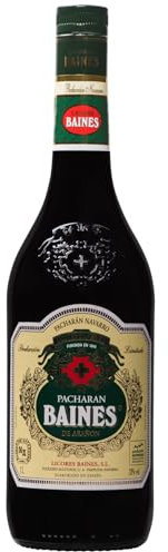 Pacharán Baines - Licor Tradicional Navarro de Endrinas, 1 Botella (1L)