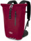 HiLo sports 25 Liter Rolltop Rucksack wasserdicht - Urban 25 Kurierrucksack - Rucksack für Damen und Herren - Für Büro, Arbeit, Freizeit & Fahrrad (Wein Rot)