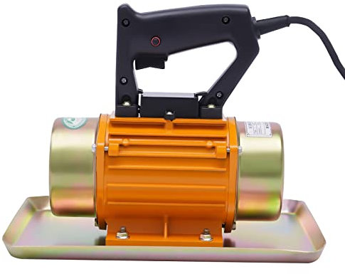 Betonvibrator,220V Betonverdichter Flacher Beton Rüttler Tragbarer Rüttelplatte Elektrisch 3500 U/Min Einphasiger Betonvibrator,Für Straßenbau,Hausbau,Brückenbau (100KG Vibrationskraft)