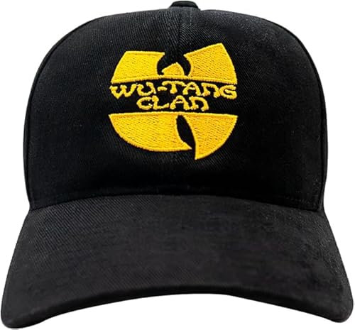 Wu-Tang Clan Classic Dad Hat Schwarz, Schwarz, Einheitsgröße