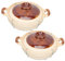 Hemobllo 2 Piezas Cacerola Monomando Arcilla Cazuela Grande De Barro Cuencos Aptos Para Horno Olla Caliente Japonesa Olla De Barro Japonesa Cacerolas Cacerolas Para Horno Sopa Arcilla Beige