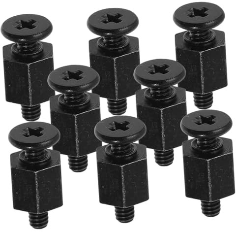 LABRIMP 8pcs Screws Black Self Tapping Screws for Laptop Motherboard Mounting Compatible Ssd Pcie