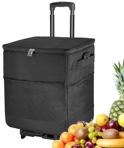 Hielera con Ruedas | Portátil con Aislamiento 35 litros Y Ruedas | Caja Térmica Portátil con para Viajes, Picnic, Playa, Camping y Aventura