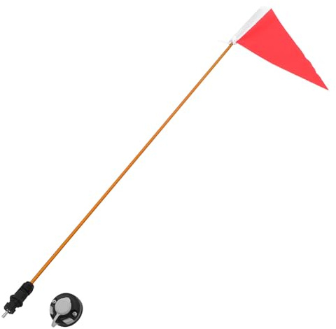 GLEAVI Bandiera di Segnalazione per Kayak e Canoa, Accessori Kayak in Acciaio Inox, Facile da Installare, per Yacht e visibilità in Acqua