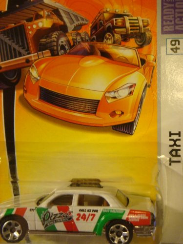 Matchbox TAXI Pizzaschoner, Weiß, 1/64 #49 Kollektion 2006