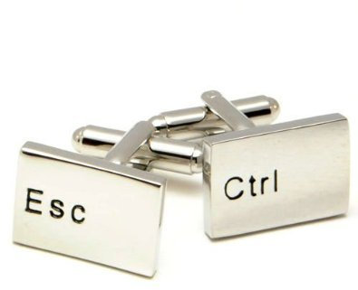 Computer Manschettenknöpfe in Präsentationsbox