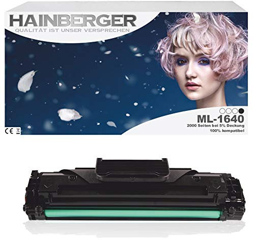 Hainberger Toner für Samsung ML-1640 mit Chip - Schwarz, kompatibel zu D1082S/ELS, Geeignet für Samsung ML 1640 Samsung ML 2240
