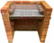 DIY Brick BBQ Kit with Heavy Duty 7mm Stainless Steel Charcoal Grate & Tray with Chrome Grill