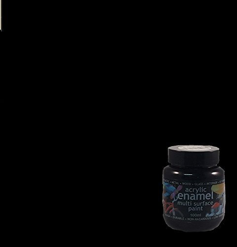 Polyvine Acrylic Enamel 100ml BLACK