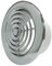 Ventilation Grille Round Chrome or White 4 100mm Duct Extractor Fan Bathroom (Chrome)