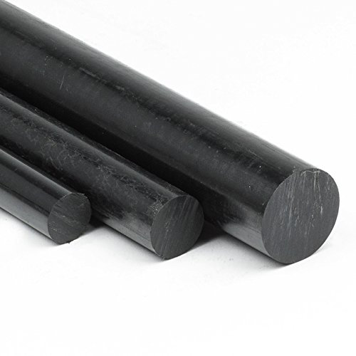 Polyamid PA6 Rundstab schwarz Ø 50 mm - Kunststoffstab in der Länge 50 mm - Polyamid Rundmaterial auf Zuschnitt