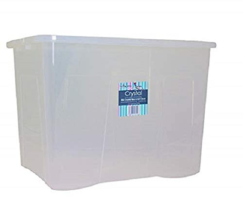 Wham Crystal Box ohne Deckel - 80 Liter - 60 x 40 x 42 cm - Transparent