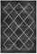 Webteppich Bolonia Ornament-Muster Läufer modern Polypropylen Öko-Tex 100 Teppich in anthrazit, 60 cm x 110 cm