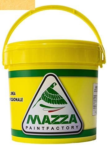 MAZZA Pittura Decorativa Le Velature Lt 5 Colorificio Vernice Effetto Velato Nuvolato Semicoprente Pareti Interne Idropittura Murale Colorata Opaca (Oro1 Vl6111)