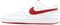 Nike Mens Court Vision LO Basketball Shoe, White/University RED,42.5 EU