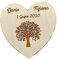 Il Villaggio degli sposi s.a.s. **PERSONALIZZABILE** Box portafedi in legno con albero della vita FATTO IN ITALIA