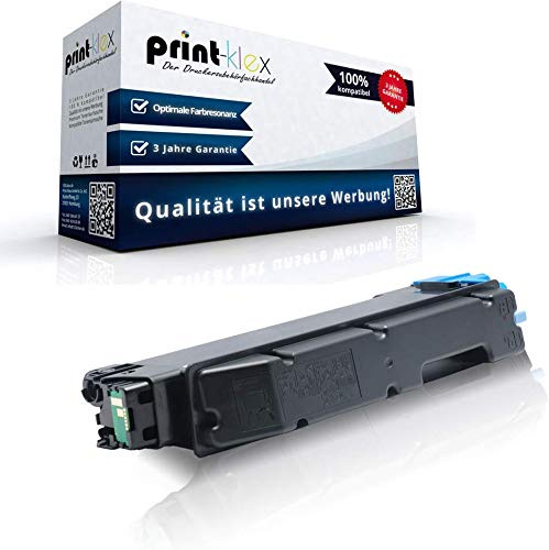 Print-Klex Tonerkartusche kompatibel für Kyocera ECOSYS M 6235 cidn ECOSYS M 6235 cidnt ECOSYS M 6635 cidn ECOSYS P 6235 CDN TK 5280 TK5280 TK 5280C 1T02TWCNL0 TK-5280C Cyan Blau - Office Plus Serie