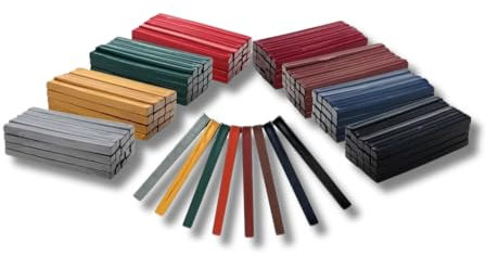 HUGBERT Siegellak Stangen – Hochwertiges Siegelwachs für Elegante und Sichere Versiegelungen – Ideal für Briefe, Dokumente und Flaschen – Einfach zu Schmelzen und Kreativ zu Verwenden (schwarz, 50g)