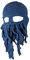 Octopus Beanie Mütze Beanie Tintenfisch Bartmütze Gestrickte Bartmützen für Männer Winter Warm Skifahren Gr. Einheitsgröße, dunkelblau