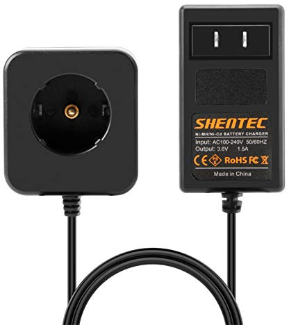 Shentec 3.6V Versapak Charger Compatible with Black&Decker Versapak VP100 | VP110 VP130 VP100C VP105 VP105C VP110 VP110C VP143 Pod Style Battery (Ni-CD/Ni-MH Battery)