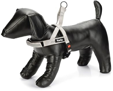 Karlie Art Sportiv Premium, Hundegeschirre, Nylon, Grau, 82-105x3 cm