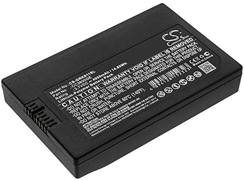 TCTK Akku 4000mAh Kompatibel mit [GE] DPI 612 Flex, Druck DPI 611, Druck 612 Ersetzt CC3800GE