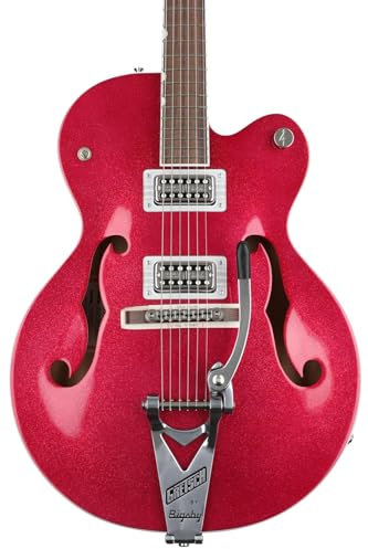 Gretsch G6120T-HR Brian Setzer Signature Hot Rod Hollow Body with Bigsby®, Magenta Sparkle