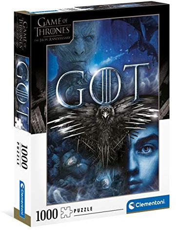 Clementoni - 39589 - puzzle Game of Thrones - puzzle 1000 Teile Panorama - Legespiel Puzzle, Geschicklichkeitsspiel für die ganze Familie, Erwachsenenpuzzle ab 10 Jahren, puzzle erwachsene, Mehrfarbig