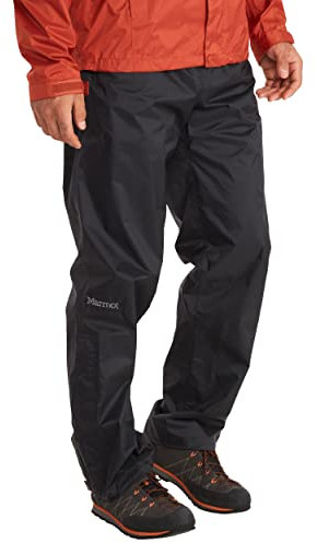 Marmot Herren PreCip Eco Pant Short, wasserdichte Regenhose, Winddichte Wanderhose, atmungsaktive Regenkleidung zum Wandern und Trekking, Black, XXL
