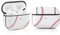 Derhom Silicone Airpods Pro Cover Carina Divertente Compatibile per Apple Airpods Pro [Serie in Pelle] (Baseball)