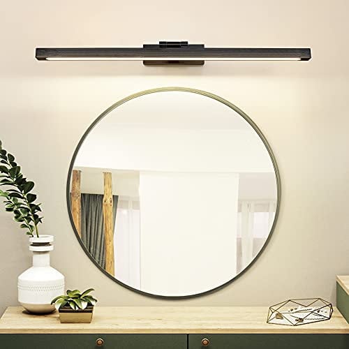 TYhogar LED Spiegelleuchte Bad Spiegel Lampe 60cm 12W 270° drehbar Badleuchte 3000K/4500K/6000K 3 Farbtemperatur Einstellungen IP44 Schminklicht Spiegellampen für das Badezimmer