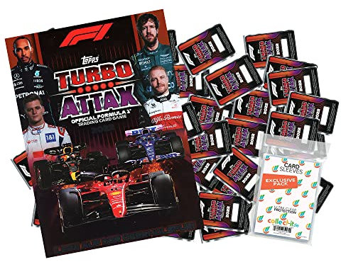 Topps - Turbo Attax Formel 1 2022 - Alle Karten komplett Plus Sammelmappe (ohne Limitierte oder andere Sonderkarten)