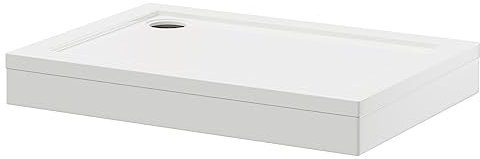 Wholesale Domestic Pearlstone 1000mm x 700mm x 40mm Rectangular Shower Tray and Plinth
