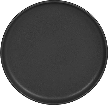 Table Passion - Assiette plate Uno noir 28 cm (lot de 6)