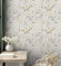 GAULAN 680927 - Tapete, Abwaschbar. Romantische Tapete mit Zweigen, Blumen und Vögeln für Wohnzimmer Küche Schlafzimmer Esszimmer Bettkopfteil - Rolle 10 m x 0,53 m