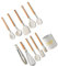 Silicone Kitchen Utensils Set of 10 Silicone Cooking Utensils Kitchen Utensils Set Natural Wooden Handles Spatula Cooking Spoon Kitchen Aid Utensils Set White
