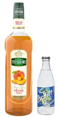 Lot Sirup & limonade :Sirup Teisseire - Pfirsich 1L – Pschitt-limonade (24x33cl)