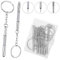 6 Stück Mini Brillen Schraubendreher, 3 in 1 Brillen-Reparatur-Set Edelstahl Screwdriver Schlüsselbund Precision Kleines Schraubenzieher für Sonnenbrillen, Schmuck und Uhren Reparatur