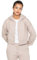 989Zé ENZO Womens Hoodie Top Casual Fleece Cropped Sweatshirt With Hood Crop Hoody (UK, Alpha, S, Regular, Regular, Oatmeal With Zip)