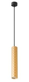 Hängende Leuchte, Pendelleuchte, Hängende Leuchte Glamour GU10 54x290mm in Gold., 0469