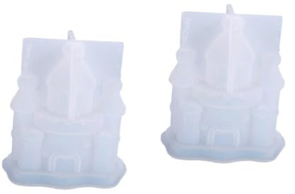 EXCEART 2pièces Moule Silicone Château Moule à Statues Artisanales Silicona Outils De Bricolage Pour Décorations Maison Et Créations Fantastiques