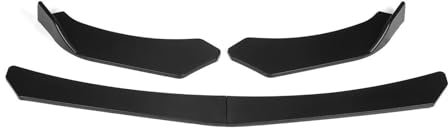 Frontspoiler Für E39 E46 E53 E90 E92 E93 E60 E61 Für X5 E70 Für X6 E71 Für X1 4PCS Universal Auto Front Stoßstange Splitter Lip Diffusor Kinn Stoßstange Body Kits Spoiler Protector (Farbe : Matt-schw