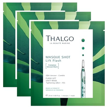 THALGO Gesichtsmaske Wirkstoffmaske mit Sofort-Effekt Beauty Tuchmaske (LIFTING-MASKE MIT SOFORT-EFFEKT)